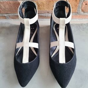 Aldo shoes, size 6, black and white